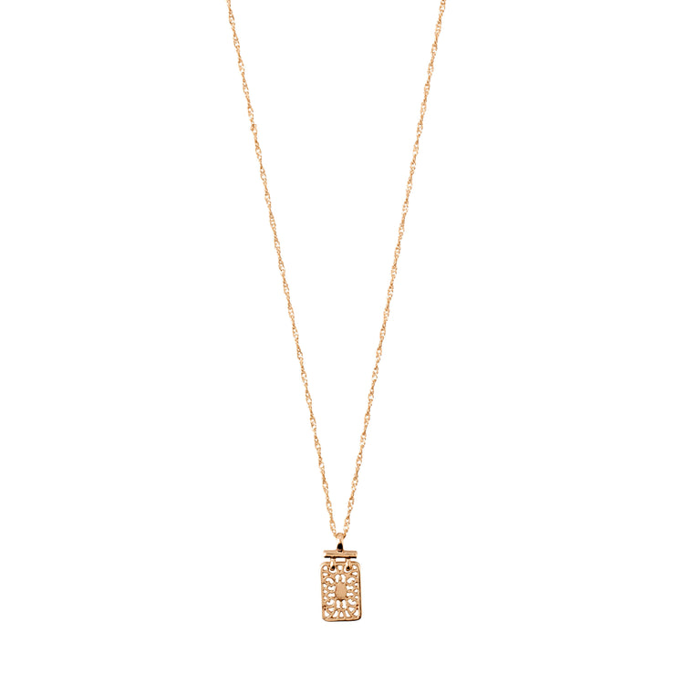 Pilgrim LEGACY Halskette m. Anhänger mit roségold plattiert