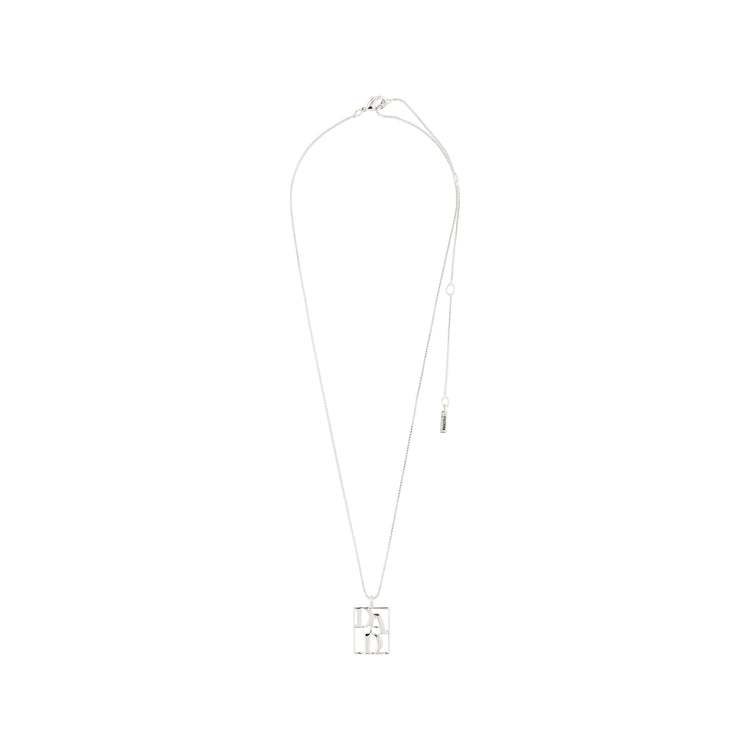 Pilgrim LOVE TAG, Recycelte DAD Halskette Versilbert