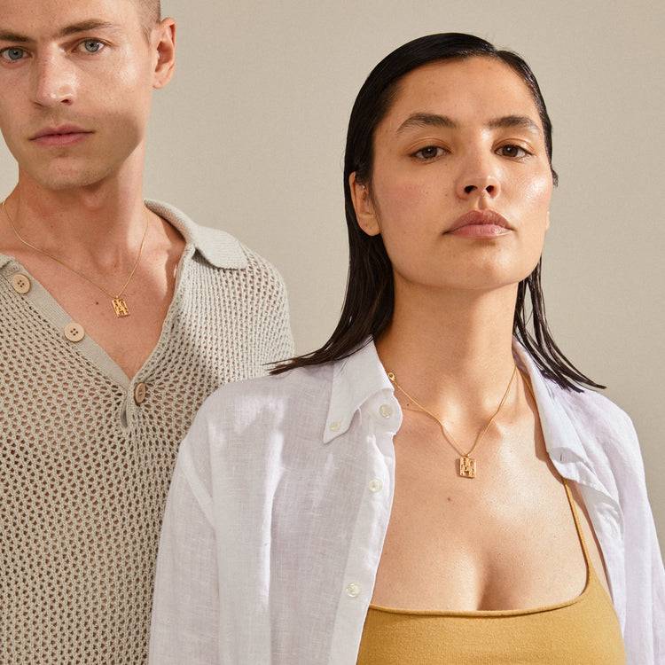 Pilgrim LOVE TAG, Recycelte HOPE Halskette Vergoldet