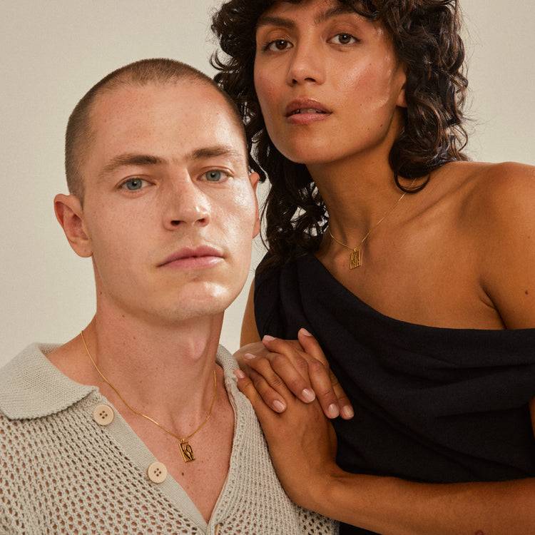 Pilgrim LOVE TAG, Recycelte LOVE Halskette Vergoldet