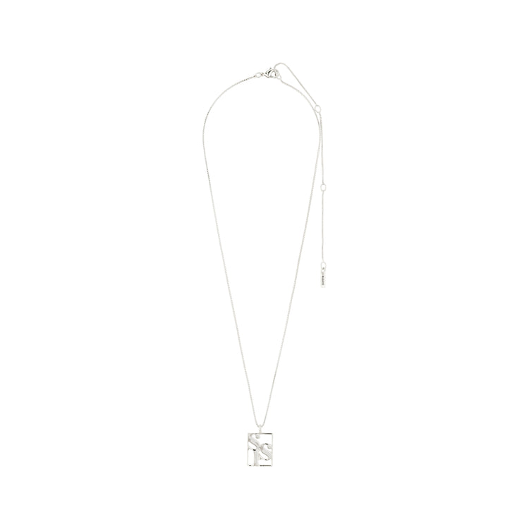 Pilgrim LOVE TAG, Recycelte SIS Halskette Versilbert