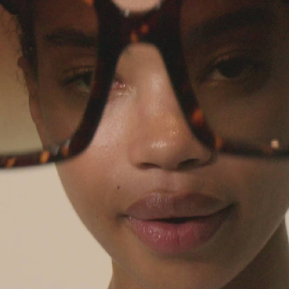 Pilgrim LUCIANA Oversized Vintage-Sonnenbrille In Braunem Schildpatt