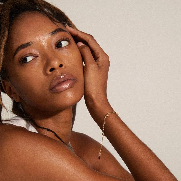 Pilgrim MAJA Kristall-Armband Mit Mehreren Tropfen, Vergoldet