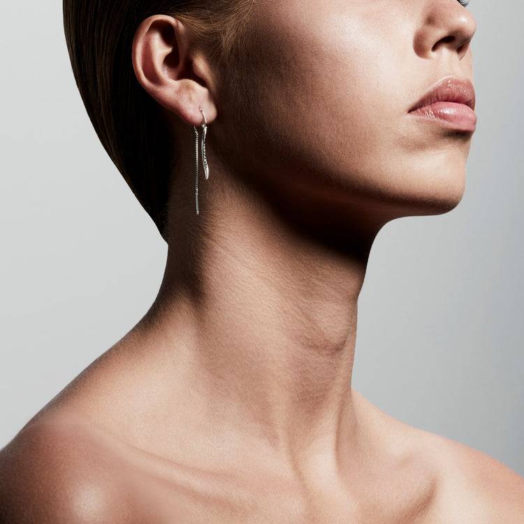 Pilgrim MALIA Recycelte Kristallohrringe, Versilbert