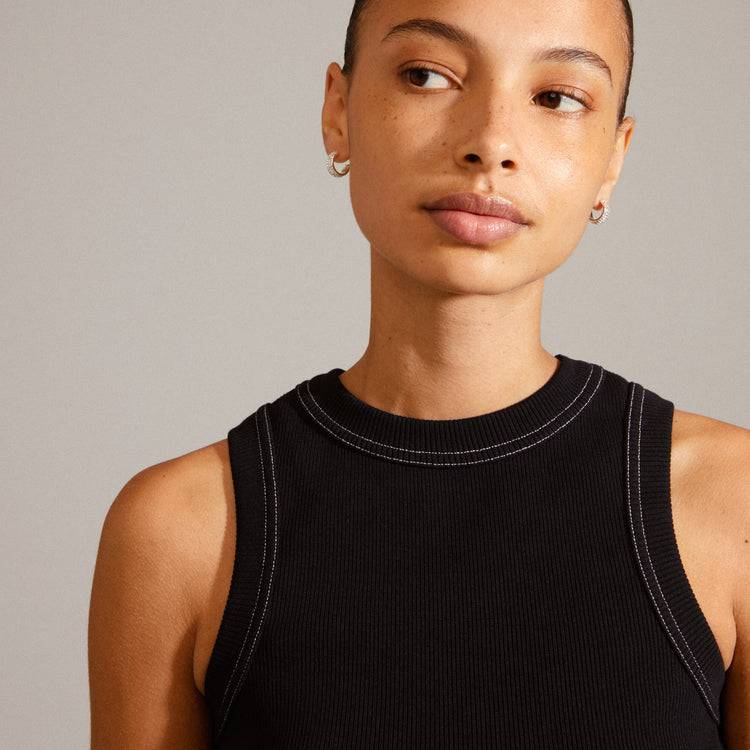 Pilgrim MATYLDA Recycelte Kristall-Creolen Versilbert