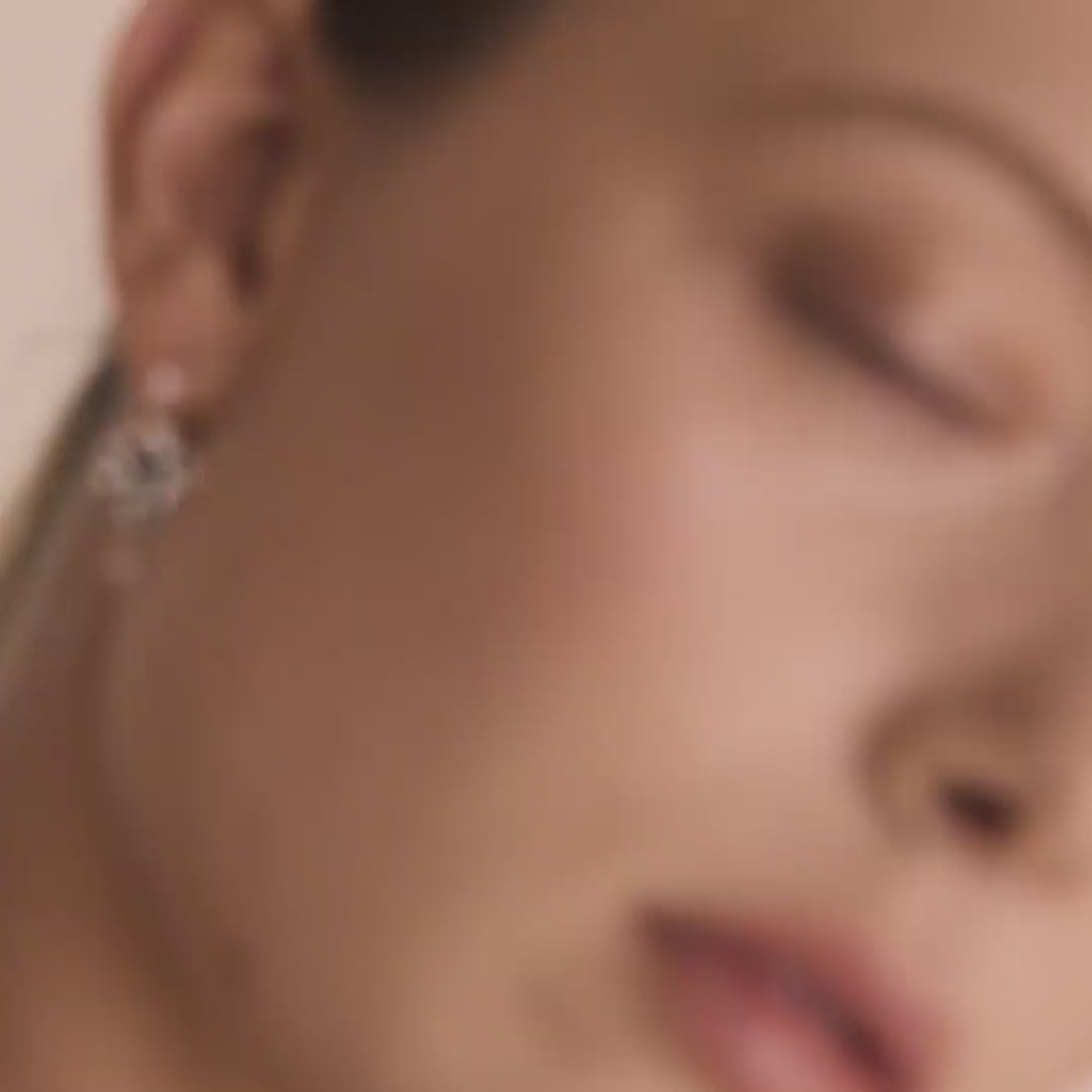 Pilgrim MSF Geschenkset, Münz-Hoops & Ohrstecker, Versilbert