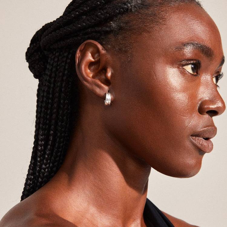 Pilgrim NADYA Creolen Und Earcuffs, 2-in-1-Set, Versilbert