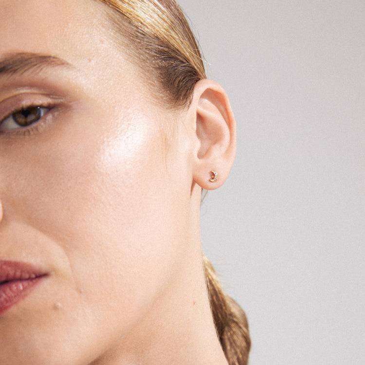 Pilgrim NATASSA Recycelter, Einzelner Ohrring Vergoldet