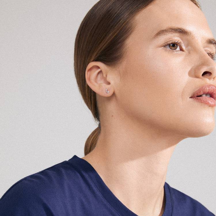 Pilgrim NATASSA Recycelter, Einzelner Ohrring Versilbert