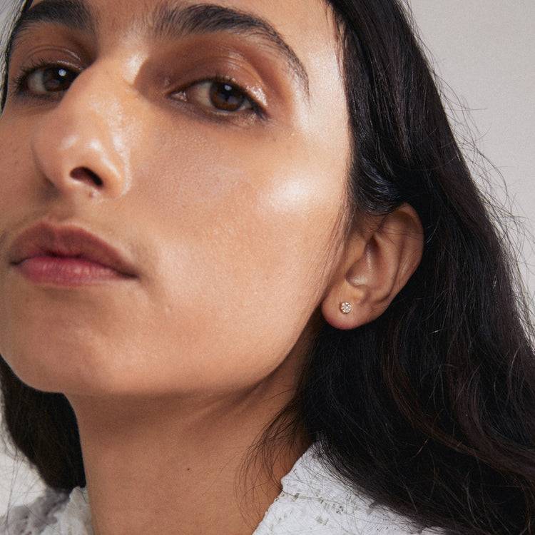 Pilgrim NIKOLETA Recycelter, Einzelner Ohrring Vergoldet