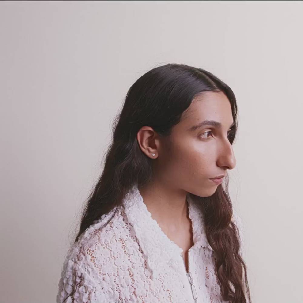 Pilgrim NIKOLETA Recycelter, Einzelner Ohrring Versilbert