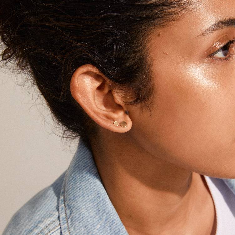 Pilgrim NORMA Recyceltes 3-in-1-Ohrring-Set, Vergoldet