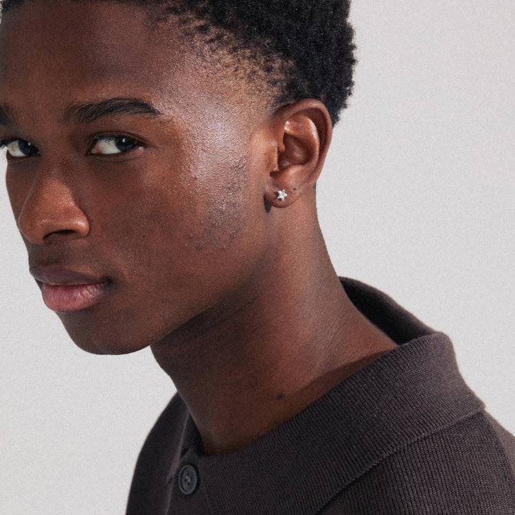 Pilgrim NYX Recycelter, Einzelner Ohrring Versilbert