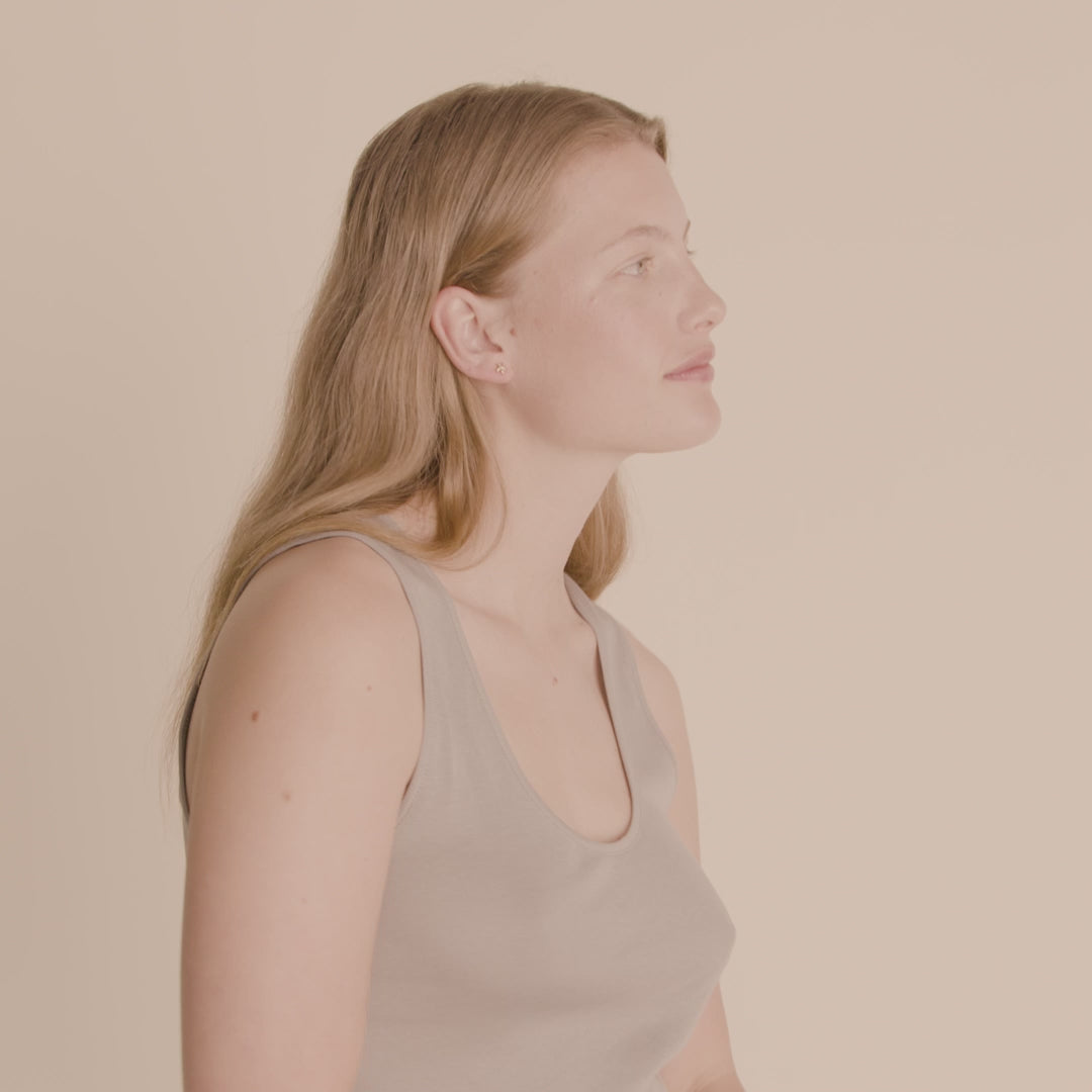 Pilgrim OAKLEY Recycelte Seestern-Ohrringe Vergoldet