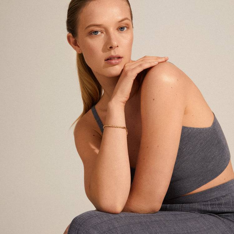 Pilgrim PAM Recyceltes Robe Kettenarmband, Vergoldet