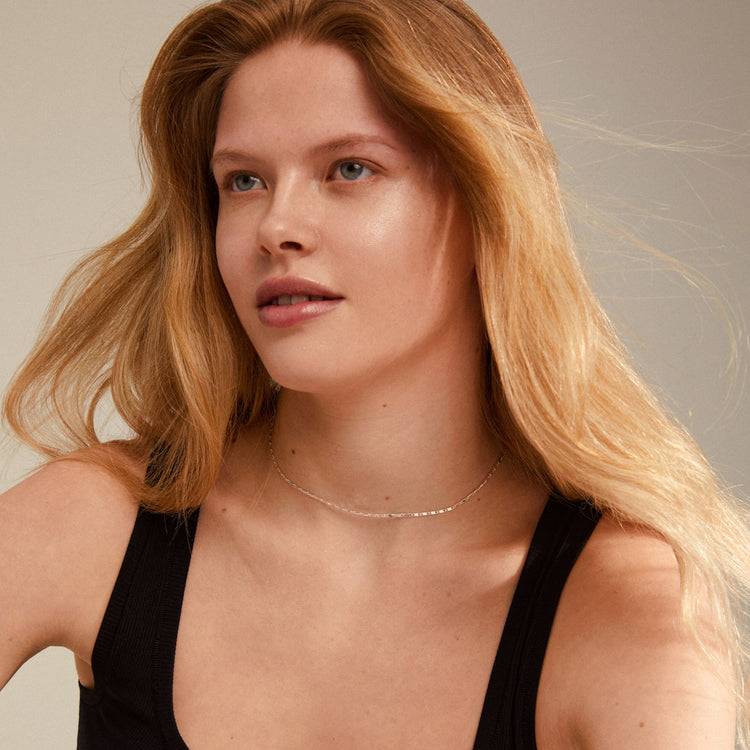 Pilgrim PARISA Recycelte Chain Halskette, Versilbert