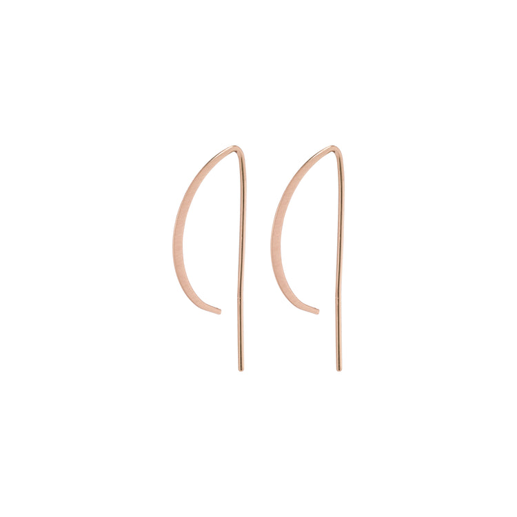 Pilgrim PEONY recycelte Ohrringe, mit Roségold plattiert