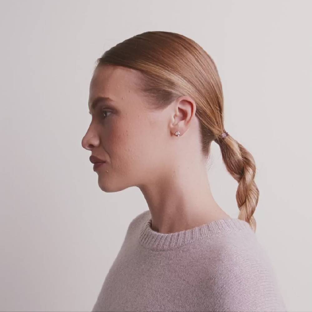 Pilgrim PHYLLIS Recycelter, Einzelner Ohrring Versilbert