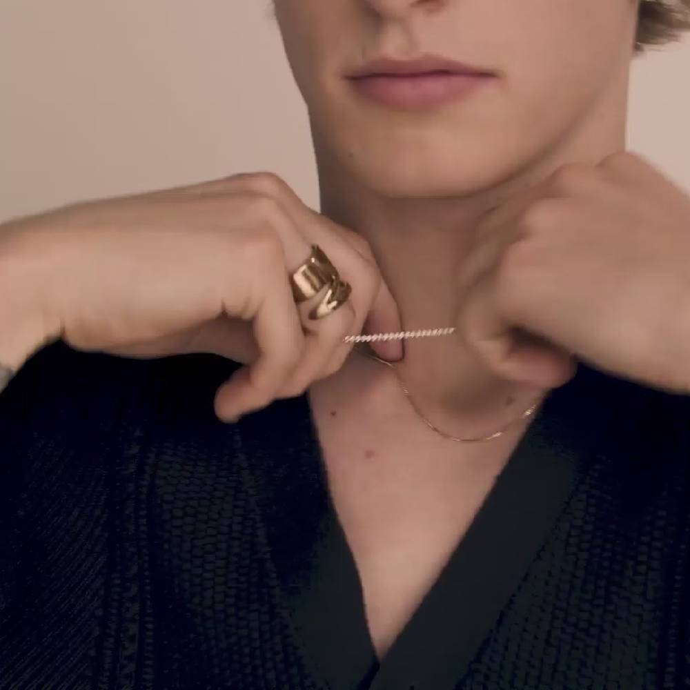 Pilgrim PIA Organisch Geformte Kristall-Hoop-Ohrringe, Vergoldet