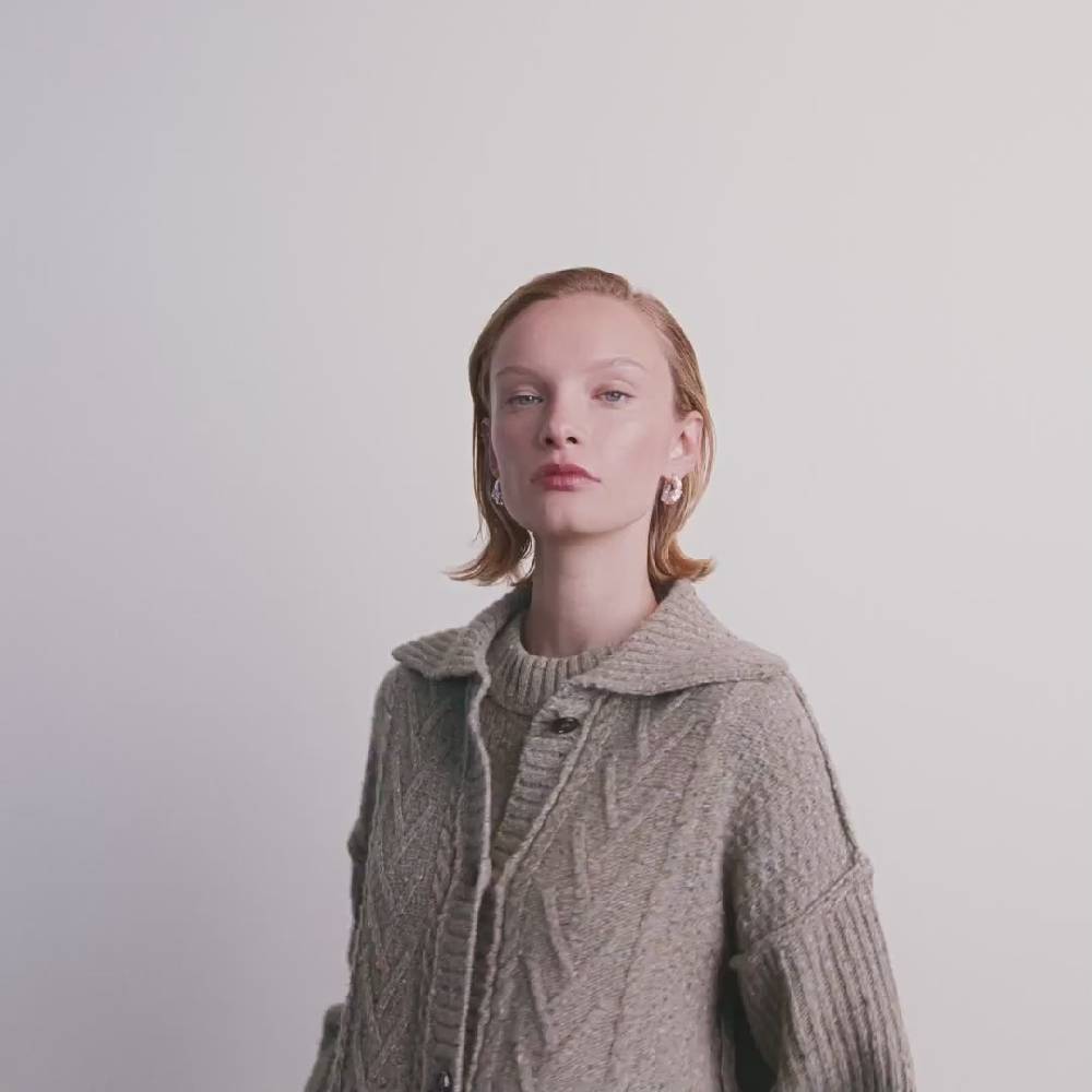 Pilgrim ACT Recycelte Creolen Versilbert