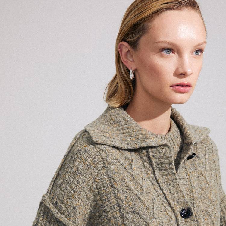 Pilgrim ACT Recycelte Creolen Versilbert