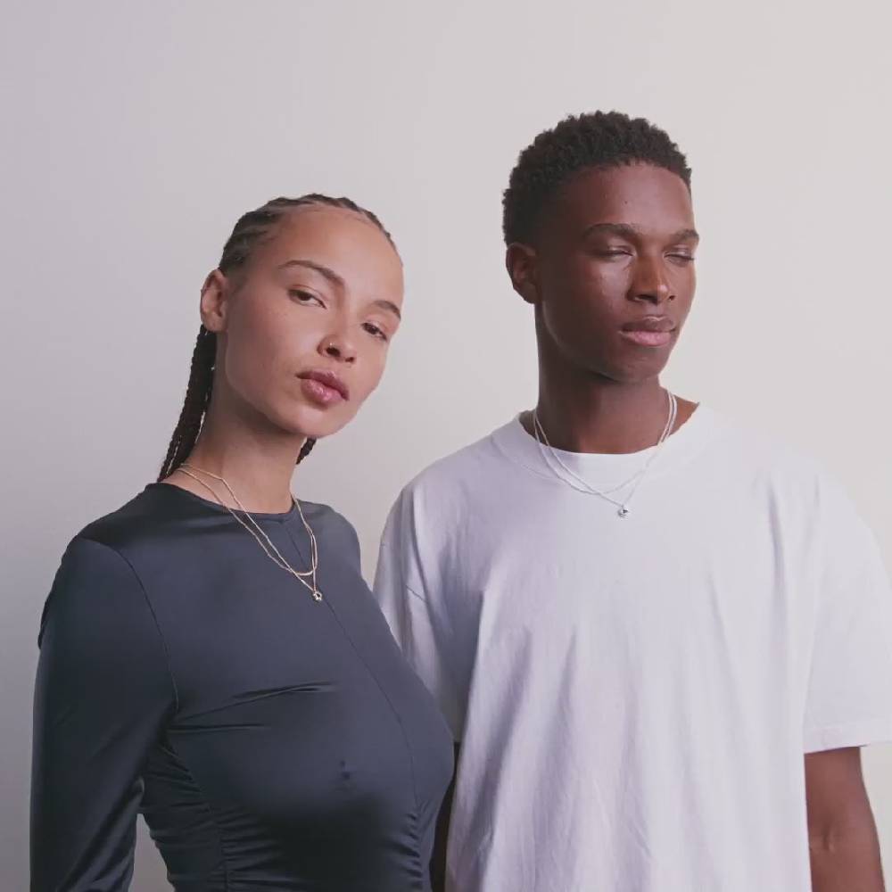 Pilgrim ACT Recycelte Halskette, 2-in-1, Vergoldet