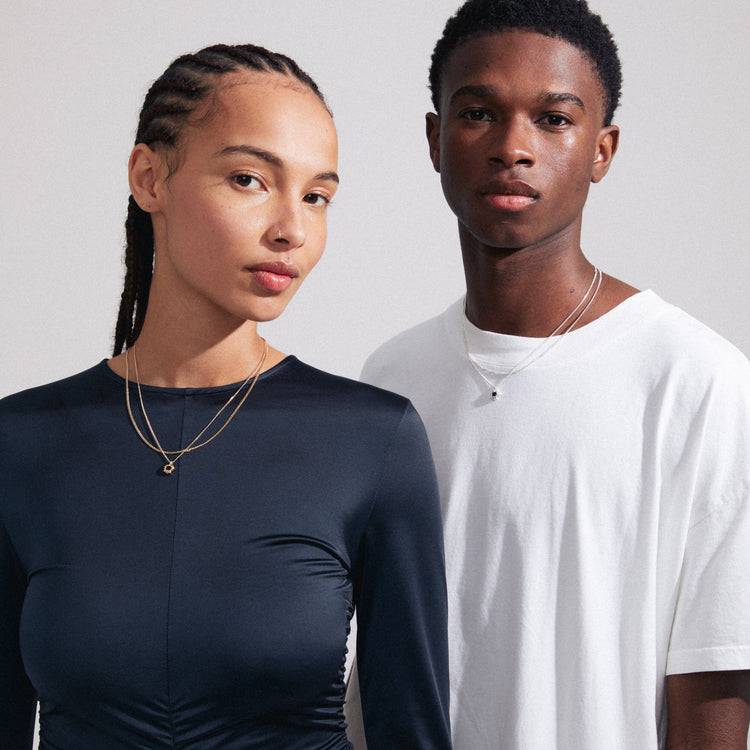 Pilgrim ACT Recycelte Halskette 2-in-1 Versilbert