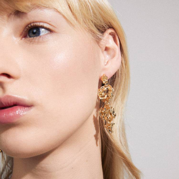 Pilgrim ACT Recycelte Ohrringe Vergoldet