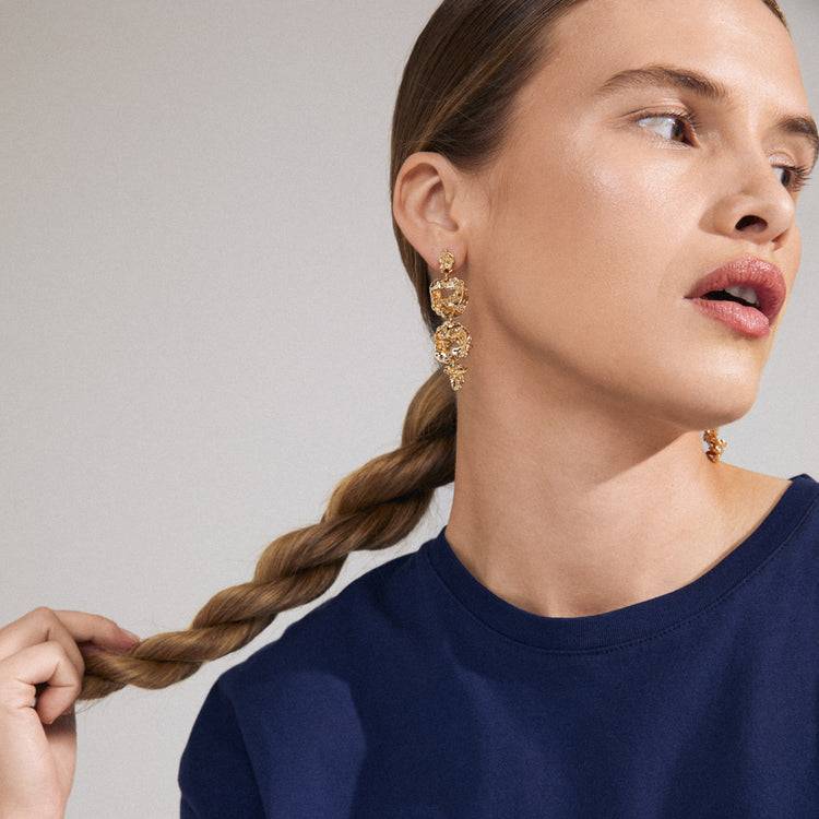 Pilgrim ACT Recycelte Ohrringe Vergoldet