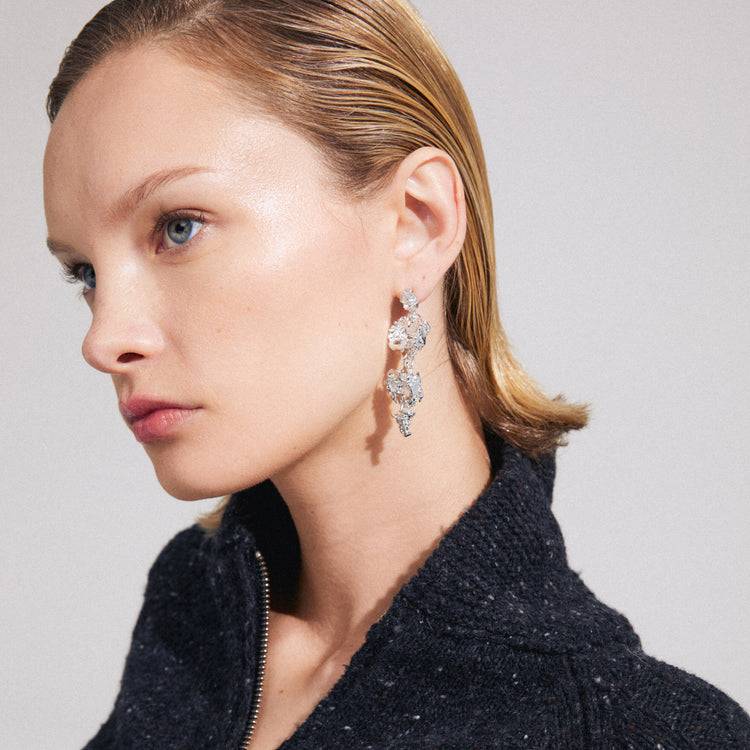 Pilgrim ACT Recycelte Ohrringe Versilbert