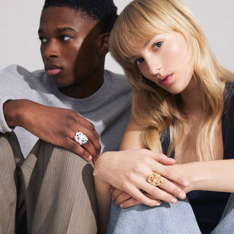 Pilgrim ACT Recycelter Ring Vergoldet