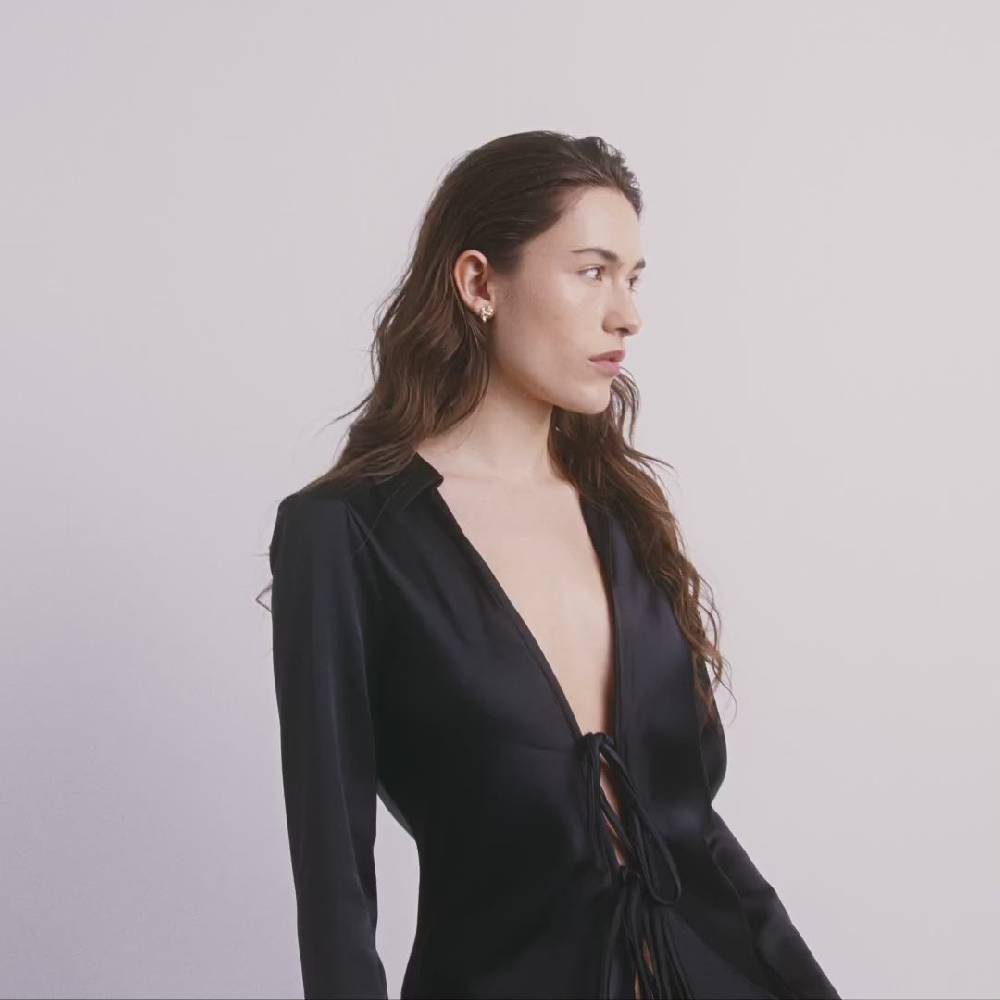 Pilgrim AIAS Recycelte Kristallohrringe Vergoldet