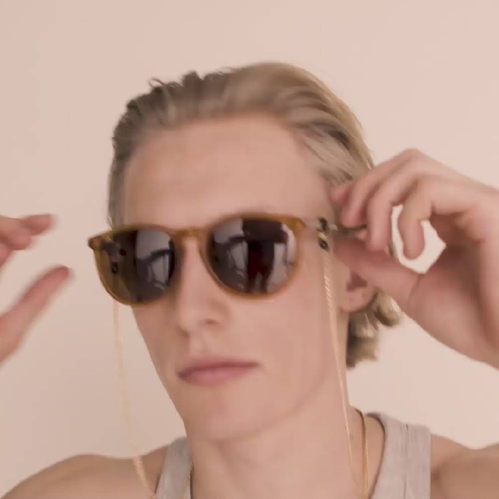 Pilgrim AJA Panzerkette Für Sonnenbrille Vergoldet