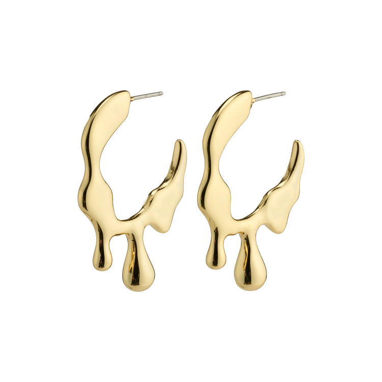 Pilgrim ALANA recycelte Creolen vergoldet