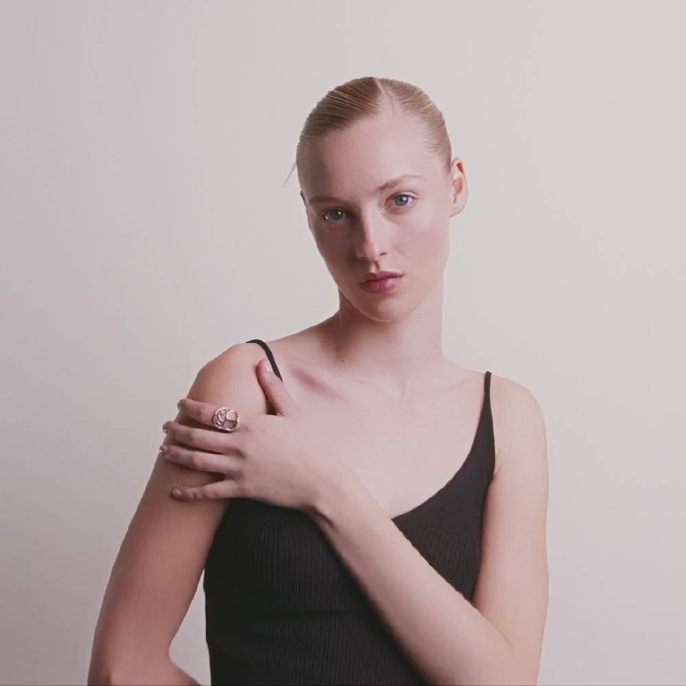 Pilgrim ALIA Recycelter Ring Versilbert