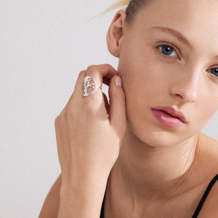 Pilgrim ALIA Recycelter Ring Versilbert