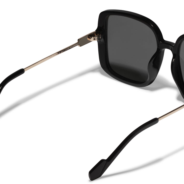 Pilgrim ALIET Sonnenbrille Schwarz/Gold