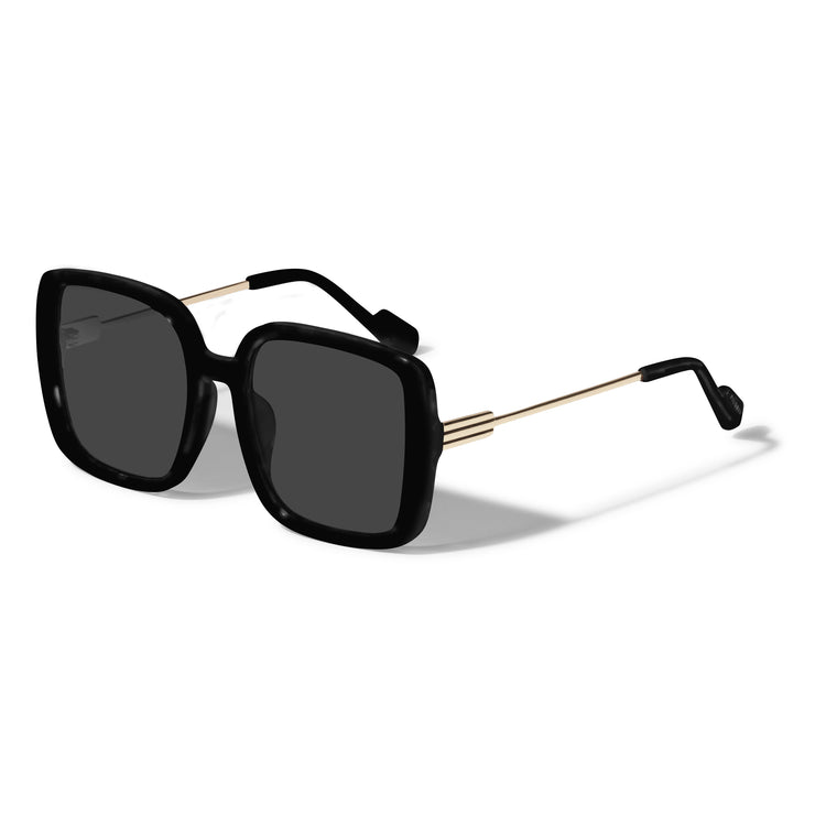 Pilgrim ALIET Sonnenbrille Schwarz/Gold