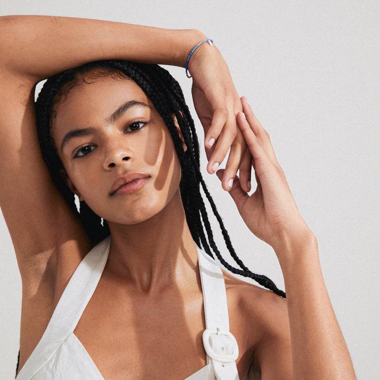 Pilgrim ALISON Armband Blau, Versilbert