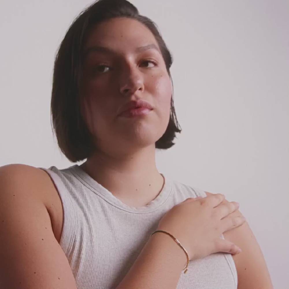 Pilgrim ALISON Armband Braun, Vergoldet