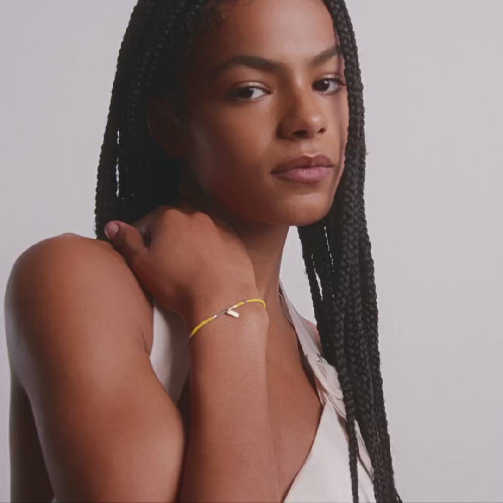 Pilgrim ALISON Armband Gelb, Vergoldet