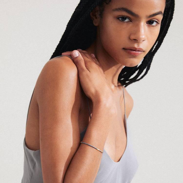 Pilgrim ALISON Armband Grau, Versilbert