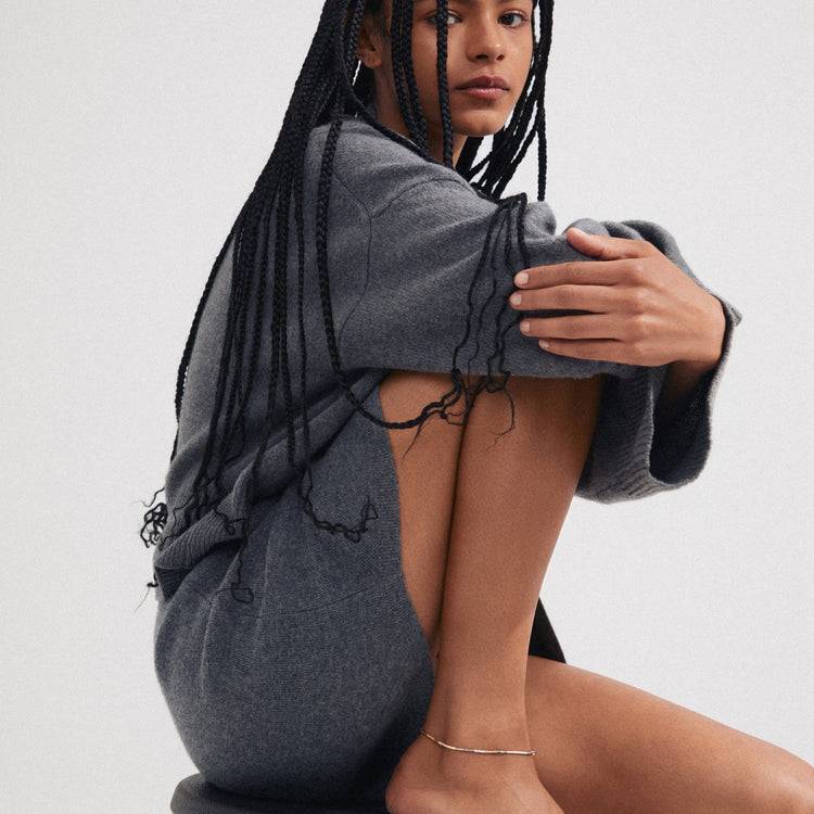 Pilgrim ALISON Fußkettchen Braun, Vergoldet