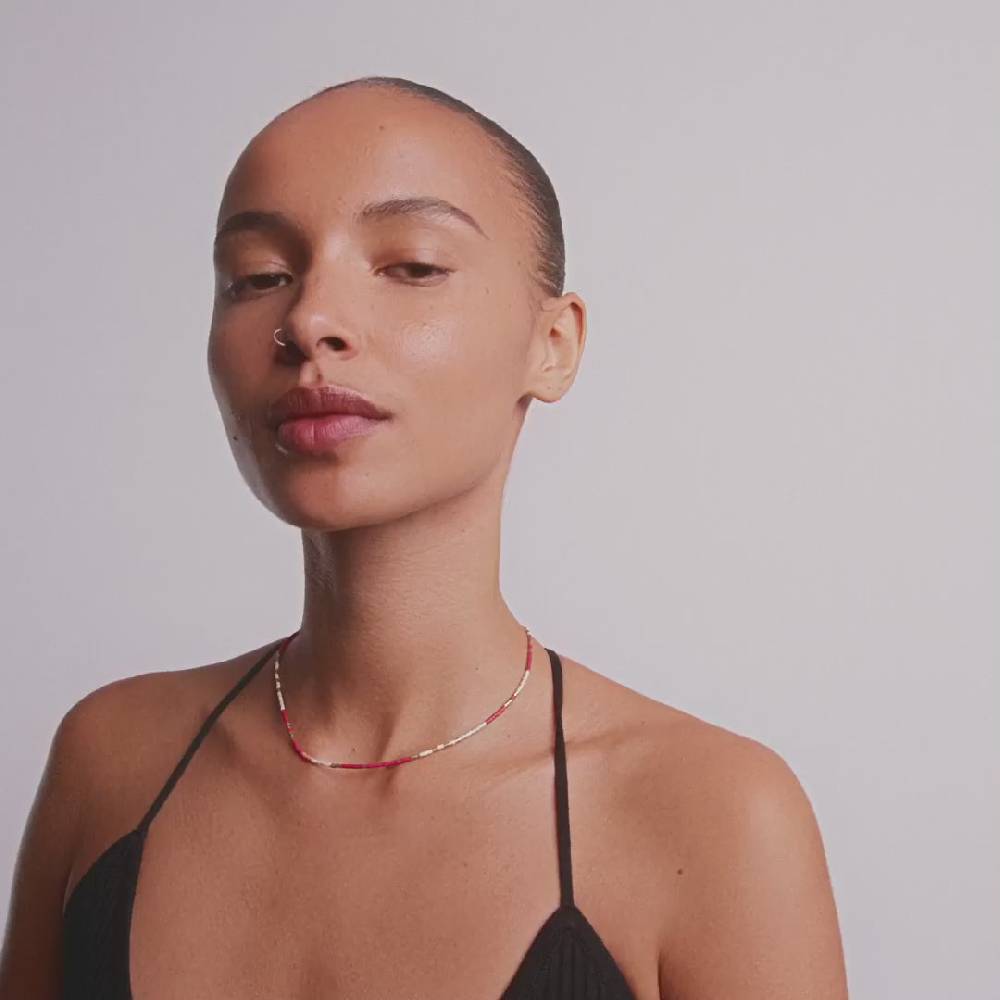 Pilgrim ALISON Halskette Pink, Vergoldet