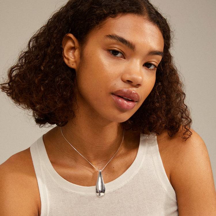 Pilgrim ALMA Recycelte Halskette, Versilbert