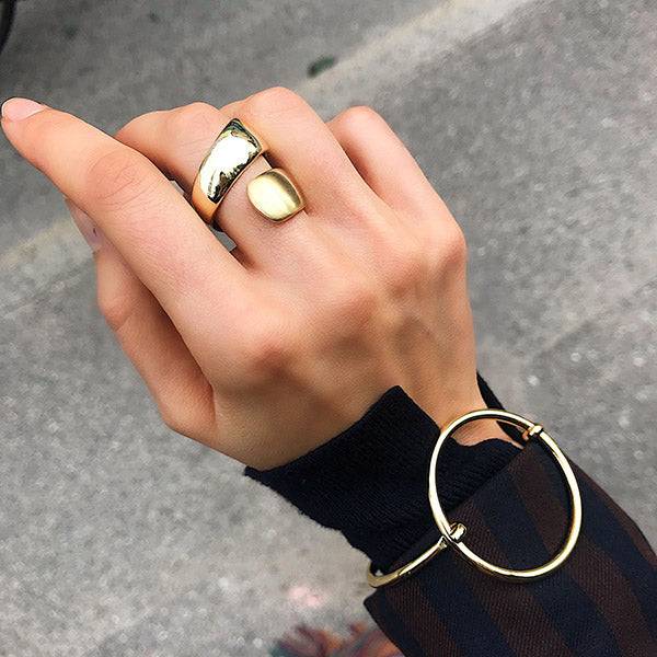 Pilgrim ALMA Recycelter Ring, Vergoldet