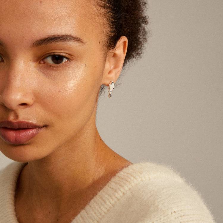 Pilgrim ALYSSA Recycelte Ohrringe Versilbert