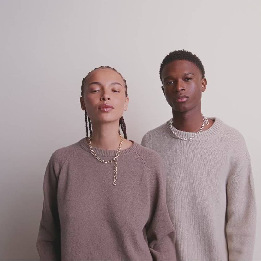 Pilgrim AMIRI Recycelte Halskette Versilbert