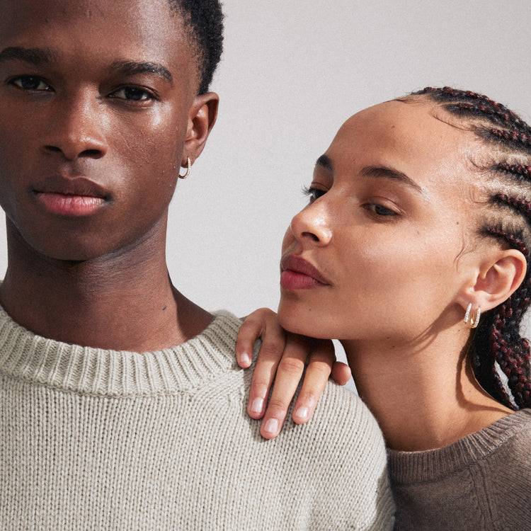 Pilgrim AMIRI Recycelte Ohrringe Vergoldet