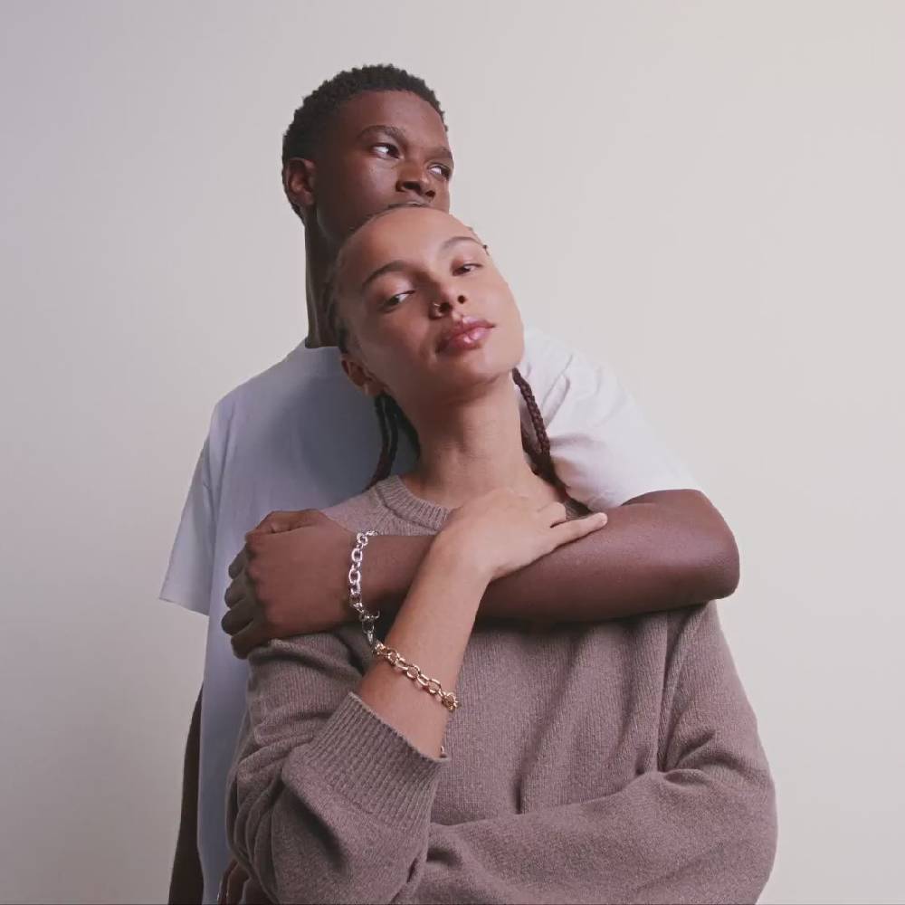 Pilgrim AMIRI Recyceltes Armband Versilbert